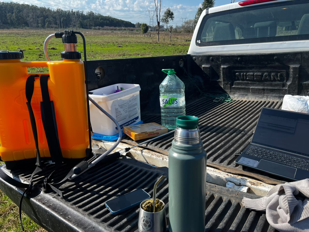 Aplicación de BioControl en campo